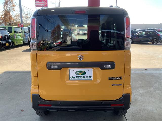 スペーシアギア ハイブリッドXZ ターボ 2トーンカラー セーフティサポート LEDヘッド ナビ ETC Bluetooth コーナーセンサー スマートキー 両側電動 クルコン 4WD ATハイビーム 衝突軽減 誤発進抑制 LKA(3枚目)