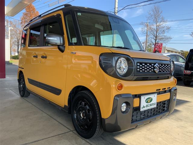 スペーシアギア ハイブリッドXZ ターボ 2トーンカラー セーフティサポート LEDヘッド ナビ ETC Bluetooth コーナーセンサー スマートキー 両側電動 クルコン 4WD ATハイビーム 衝突軽減 誤発進抑制 LKA(6枚目)