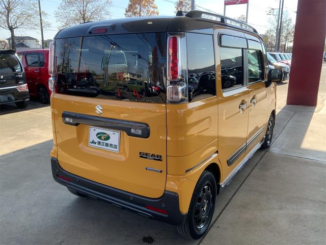 スペーシアギア ハイブリッドXZ ターボ 2トーンカラー セーフティサポート LEDヘッド ナビ ETC Bluetooth コーナーセンサー スマートキー 両側電動 クルコン 4WD ATハイビーム 衝突軽減 誤発進抑制 LKA(8枚目)