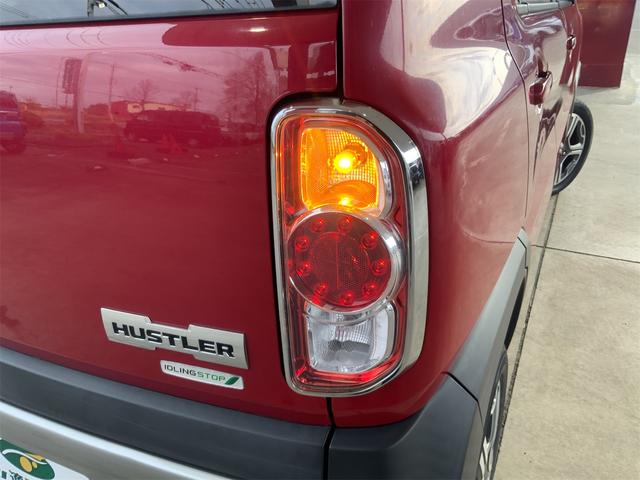 ハスラー Xターボ ドラレコ ナビ バックカメラ シートヒーター ブラックルーフ レーダーブレーキサポート 誤発進抑制 HIDヘッド スマートキー プッシュスタート 15インチAW ターボ エネチャージ フォグライト(55枚目)