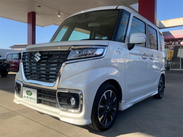 スペーシアカスタム ハイブリッドＸＳターボ　全方位カメラ　セーフティサポート　両側電動　ＬＥＤヘッド　ナビ　Ｂｌｕｅｔｏｏｔｈ　シートヒーター　ＥＴＣ　ＡＴハイビーム　スマートキー　プッシュスタート　フルセグ地デジＴＶ　レーダークルーズ（7枚目）