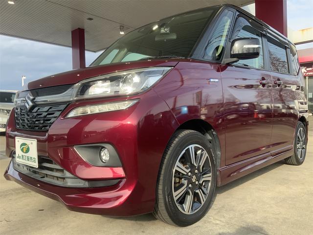 ソリオバンディット ハイブリッドＭＶ　前後ドラレコ　バックカメラ　ナビ　Ｂｌｕｅｔｏｏｔｈ　２トーンブラックルーフ　ＬＥＤヘッド　ＡＴハイビーム　セーフティサポート　誤発進抑制　衝突軽減　シートヒーター　両側電動スライド　スマートキー（7枚目）