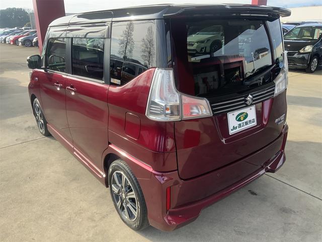 ソリオバンディット ハイブリッドＭＶ　前後ドラレコ　バックカメラ　ナビ　Ｂｌｕｅｔｏｏｔｈ　２トーンブラックルーフ　ＬＥＤヘッド　ＡＴハイビーム　セーフティサポート　誤発進抑制　衝突軽減　シートヒーター　両側電動スライド　スマートキー（9枚目）