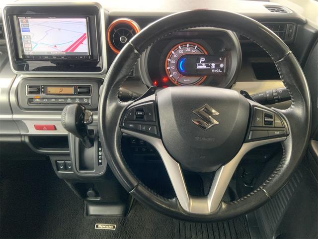 スペーシアギア ハイブリッドＸＺ　ターボ　ドラレコ　ガンメタ２トーンルーフ　ナビ　Ｂｌｕｅｔｏｏｔｈ　シートヒーター　フルセグ地デジＴＶ　ＥＴＣ　両側電動スライド　ＬＥＤヘッド　ＡＴハイビーム　セーフティサポート　誤発進抑制　リアソナー（17枚目）