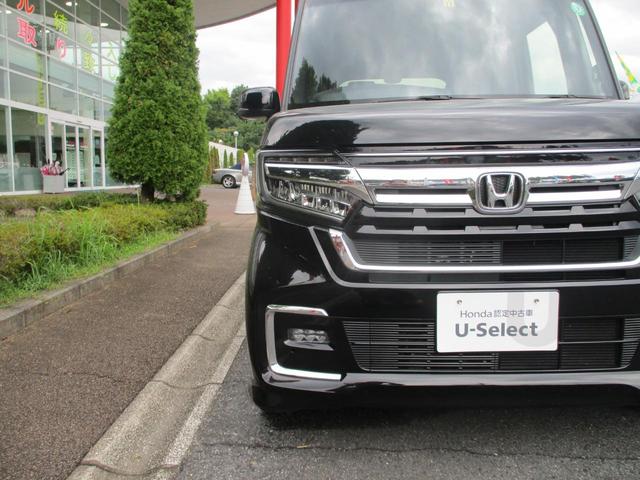 Ｎ－ＢＯＸカスタム Ｌ　バックカメラ　ＥＴＣ　純正ナビ　衝突被害軽減ブレーキ　両側電動スライドドア　シートヒーター　盗難防止装置（19枚目）