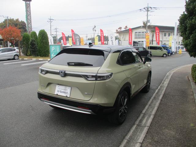 ヴェゼル e:HEVPLaY バックカメラ ETC 衝突被害軽減ブレーキ シートヒーター 純正ナビ 前後ドライブレコーダー サンルーフ 盗難防止装置(2枚目)