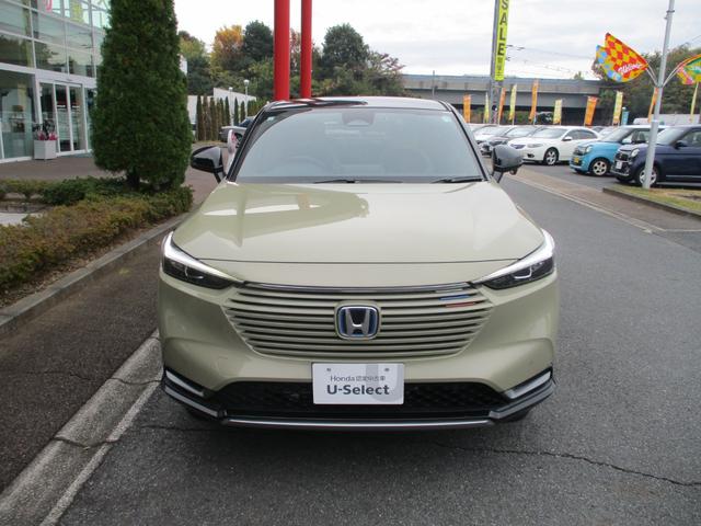 ヴェゼル e:HEVPLaY バックカメラ ETC 衝突被害軽減ブレーキ シートヒーター 純正ナビ 前後ドライブレコーダー サンルーフ 盗難防止装置(11枚目)