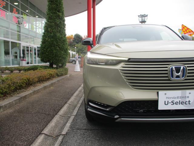 ヴェゼル e:HEVPLaY バックカメラ ETC 衝突被害軽減ブレーキ シートヒーター 純正ナビ 前後ドライブレコーダー サンルーフ 盗難防止装置(16枚目)