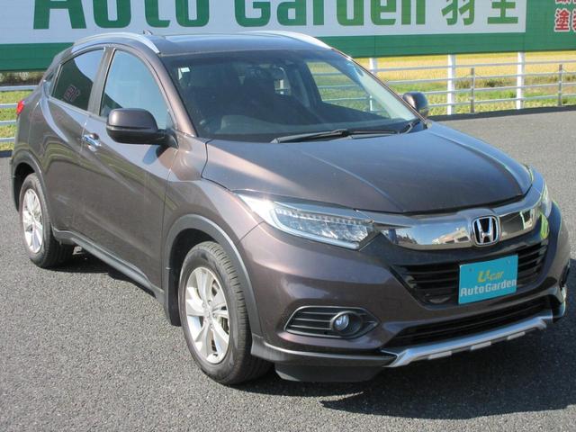ヴェゼル Ｘ・ホンダセンシング　【修復歴無し】ワンオーナー　アダプティブクルーズコントロール　ホンダセンシング　ブレーキホールド　Ｂｌｕｅｔｏｏｔｈオーディオ付きナビ・フルセグＴＶ　バックカメラ　ＥＴＣ　ＬＥＤヘッドライト（3枚目）
