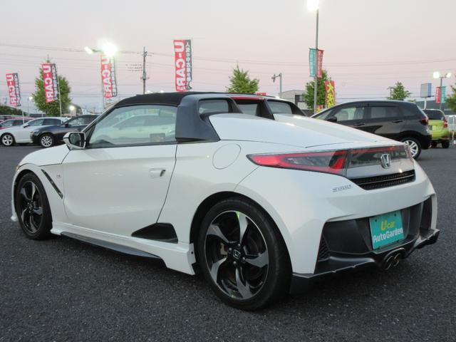 Ｓ６６０ α　【修復歴無し】無限エアロ　無限マフラー　無限フロアマット　ＨＫＳ車高調　ハーフレザーシート　ディスプレイモニター　スカイサウンドスピーカー　ＬＥＤヘッドライト　クルーズコントロール（3枚目）