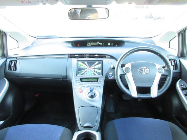 プリウス Sツーリングセレクション 修復歴無し 純正HDDナビ・フルセグTV バックカメラ ビルトインETC LEDヘッドライト 純正17インチAW 本革巻ステアリング オールオートPW ワンオーナー(17枚目)