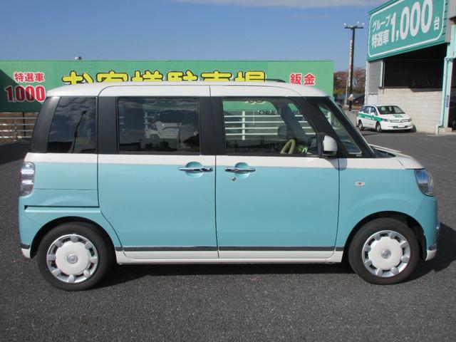 ムーヴキャンバス Ｘリミテッドメイクアップ　ＳＡＩＩＩ　【修復歴無し】ストラーダＳＤナビ・フルセグＴＶ　両側パワースライドドア　スマートアシスト３　ＬＥＤフォグランプ　アイドリングストップ　オートエアコン　スマートキー　ＥＧプッシュ（6枚目）