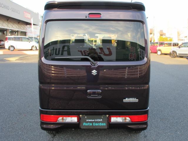 エブリイワゴン ＰＺターボ　【修復歴無し】　社外ＳＤナビ・フルセグＴＶ　バックカメラ　ＥＴＣ　ドライブレコーダー　左後パワースライドドア　レーダーブレーキサポート　キセノンライト　フォグランプ　純正１４インチＡＷ　スマートキー（4枚目）