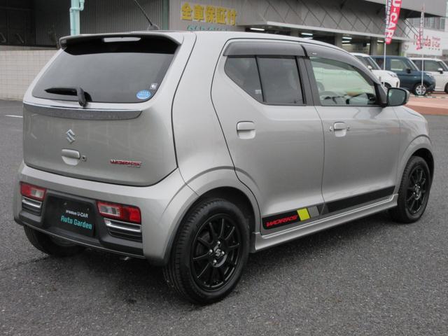 アルトワークス ベースグレード 【修復歴無し】 ケンウッドSDナビ・フルセグTV ケンウッドフロントツイーター ケンウッド前後ドラレコ 社外ETC 社外レーダー探知機 純正RECAROシート キセノンライト 純正15インチAW(5枚目)