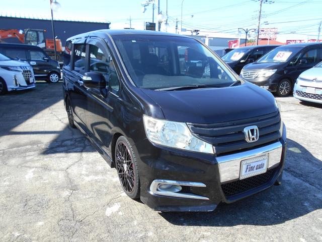 ステップワゴンスパーダ Z TEIN車高調キット 社外18インチアルミ 社外マフラー インターHDDナビ フリップダウンモニター バックカメラ 両側パワースライドドア ETC HIDヘッドライト スマートキー パドルシフト(36枚目)