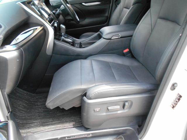 アルファード 2.5S Cパッケージ 純正10インチSDナビ フリップダウンモニター 両側パワースライドドア パワーバックドア バックカメラ 黒革シート シートクーラー&ヒーター ウッドコンビハンドル 車高調キット 純正18インチアルミ(25枚目)