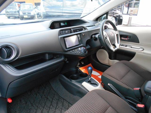 アクア G アイドリングストップ スマートキー&プッシュスタート 純正メモリーナビ バックカメラ ステアリングリモコン ETC ドライブレコーダー シートヒーター LEDヘッドライト 社外15インチアルミ(20枚目)