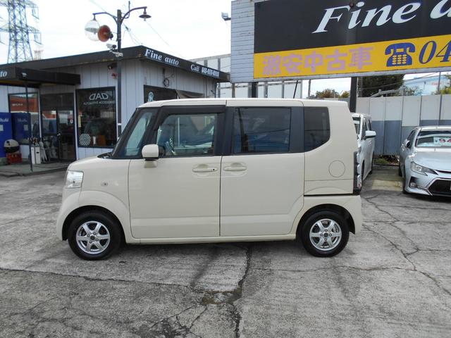 Ｎ－ＢＯＸ Ｇ・Ｌパッケージ　アイドリングストップ　ギャザズインターナビ　前後２カメラドライブレコーダー　左側パワースライドドア　ステアリングリモコン　スマートキー＆プッシュスタート　社外１３インチアルミ（36枚目）