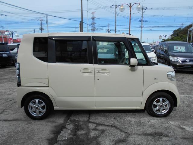 Ｎ－ＢＯＸ Ｇ・Ｌパッケージ　アイドリングストップ　ギャザズインターナビ　前後２カメラドライブレコーダー　左側パワースライドドア　ステアリングリモコン　スマートキー＆プッシュスタート　社外１３インチアルミ（37枚目）