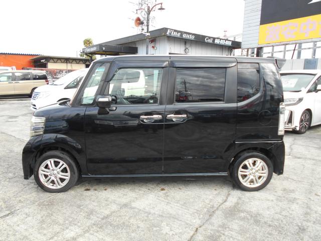 N-BOXカスタム G・Lパッケージ ケンウッドメモリーナビ リアモニター バックカメラ ETC 前後2カメラドライブレコーダー 両側パワースライドドア スマートキー HIDヘッドライト 純正14インチアルミ アイドリングストップ(37枚目)