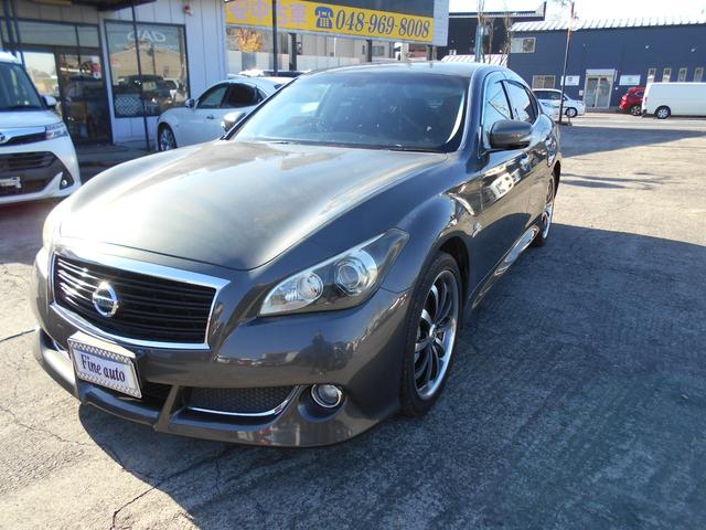 フーガ ３７０ＧＴ　タイプＳ　オプションエアロバンパー　トランクスポイラー　社外２０インチアルミ　ブラックハーフレザーシート　純正ＨＤＤナビ　サイド＆バックカメラ　ビルトインＥＴＣ　パドルシフトマチック　助手席オットマン（39枚目）