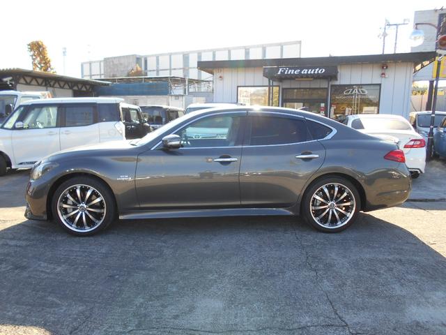 フーガ ３７０ＧＴ　タイプＳ　オプションエアロバンパー　トランクスポイラー　社外２０インチアルミ　ブラックハーフレザーシート　純正ＨＤＤナビ　サイド＆バックカメラ　ビルトインＥＴＣ　パドルシフトマチック　助手席オットマン（40枚目）