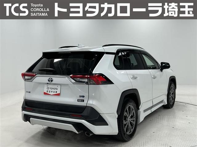 RAV4 ハイブリッドG 衝突被害軽減装置 エアロ ワンオーナ- バックモニター 整備記録簿 地デジTV LEDヘッドライト スマキー 電動シ-ト AWD TVナビ パワステ 横滑り防止装置 クルコン AAC エアバッグ AW(2枚目)