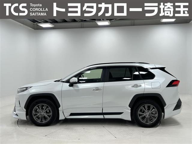 RAV4 ハイブリッドG 衝突被害軽減装置 エアロ ワンオーナ- バックモニター 整備記録簿 地デジTV LEDヘッドライト スマキー 電動シ-ト AWD TVナビ パワステ 横滑り防止装置 クルコン AAC エアバッグ AW(4枚目)
