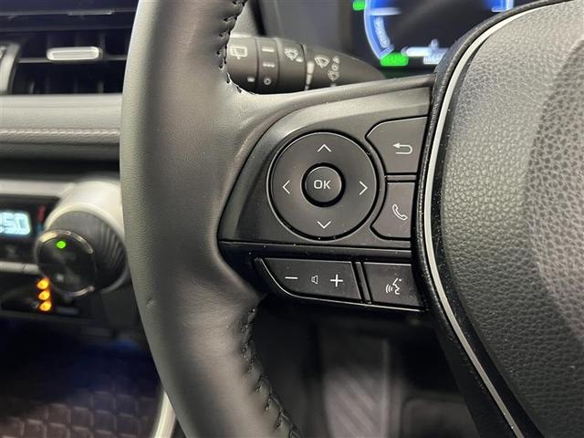 RAV4 ハイブリッドG 衝突被害軽減装置 エアロ ワンオーナ- バックモニター 整備記録簿 地デジTV LEDヘッドライト スマキー 電動シ-ト AWD TVナビ パワステ 横滑り防止装置 クルコン AAC エアバッグ AW(10枚目)