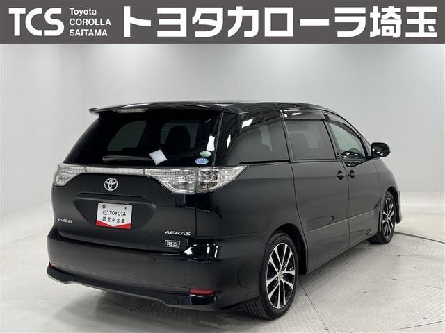 エスティマ アエラス　Ｒカメラ　イモビライザー　ＤＶＤ再生可能　地デジＴＶ　Ｓキー　ナビＴＶ　デュアルエアバック　エアコン　アルミ　ＰＳ　クルコン　Ｗエアコン　ＨＤＤナビ　ＥＴＣ　３列　パワーウィンドウ　ＡＢＳ　ＳＲＳ（2枚目）