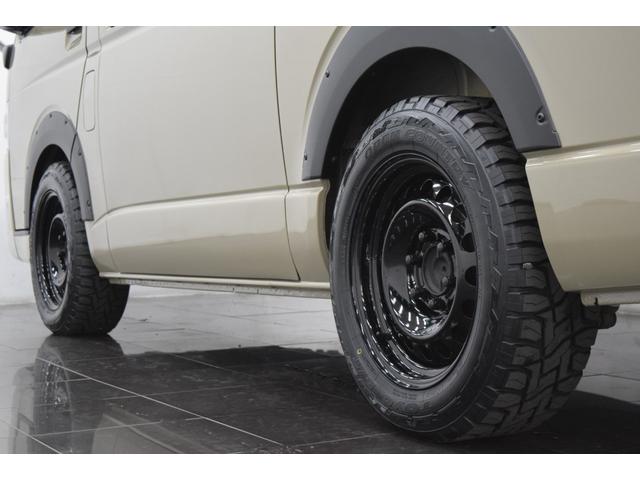 ハイエースワゴン ＧＬ　Ｂｌｕｅｔｏｏｔｈ　カスタムフェイスチェンジ　ナビ　地デジＴＶ　バックカメラ　シートカバー　ブルバー　オーバーフェンダー　フォグランプ　ブラックアウトホイール　新品ＲＴタイヤ　アウトドアカスタム（31枚目）