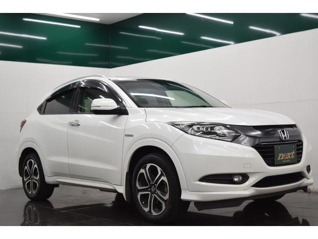 ヴェゼル ハイブリッドZ ブラウンレザー 衝突被害軽減システム フルセグナビ ETC マニュアルモード LEDヘッドライト オートライト クルーズコントロール Bカメラ アイドリングストップ ハーフレザーシート(8枚目)