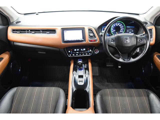 ヴェゼル ハイブリッドZ ブラウンレザー 衝突被害軽減システム フルセグナビ ETC マニュアルモード LEDヘッドライト オートライト クルーズコントロール Bカメラ アイドリングストップ ハーフレザーシート(11枚目)