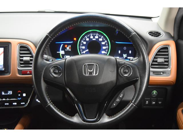 ヴェゼル ハイブリッドZ ブラウンレザー 衝突被害軽減システム フルセグナビ ETC マニュアルモード LEDヘッドライト オートライト クルーズコントロール Bカメラ アイドリングストップ ハーフレザーシート(31枚目)