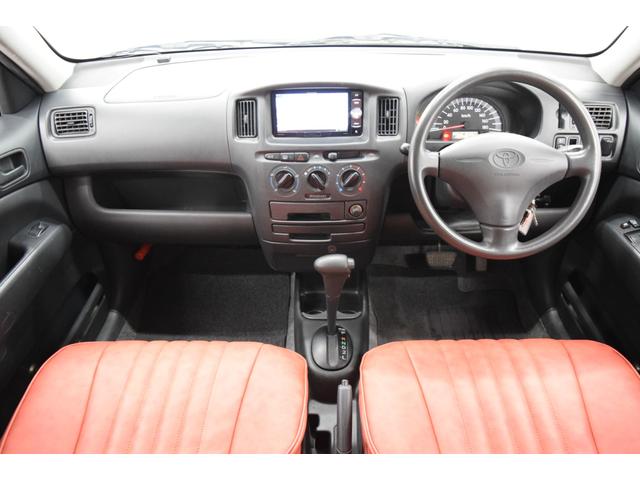 プロボックスバン ＧＬ　Ｂｌｕｅｔｏｏｔｈ　フルセグナビ　キーレス　ＥＴＣ　ホワイトリボンタイヤ　ヴィンテージアルミ　ヴィンテージレッドシート　カスタムグリル　アウトドアカスタム（11枚目）