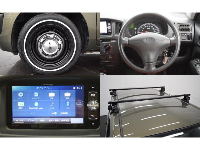 プロボックスバン ＧＬ　Ｂｌｕｅｔｏｏｔｈ　フルセグナビ　キーレス　ＥＴＣ　ホワイトリボンタイヤ　ヴィンテージアルミ　ヴィンテージレッドシート　カスタムグリル　アウトドアカスタム（14枚目）