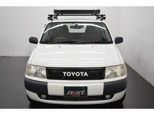 プロボックスバン DXコンフォートパッケージ ウッドステアリング デイトナホイール ルーフラック ブラウンシート フォグランプ アウトドアカスタム(7枚目)