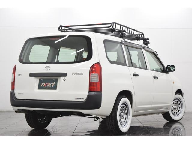 プロボックスバン DXコンフォートパッケージ ウッドステアリング デイトナホイール ルーフラック ブラウンシート フォグランプ アウトドアカスタム(9枚目)