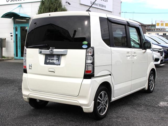 N-BOX G・Lパッケージ 純正ナビ ワンセグTV 左パワースライドドア ETC Bluetooth バックカメラ 横滑り防止 スマートキー2個 ステアリングリモコン 純正アルミ 2列目跳ね上げシート プッシュエンジンスターター(18枚目)