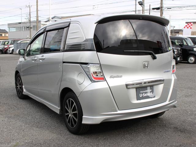 フリードスパイクハイブリッド ジャストセレクション　Ａｎｄｒｏｉｄディスプレイオーディオ　クルーズコントロール　ＥＴＣ　ＨＩＤヘッド　リモコンキー　左パワースライド　横滑り防止　社外アルミホイール　キーフリー　エアコン　両側スライド片側電動　ＡＢＳ（18枚目）