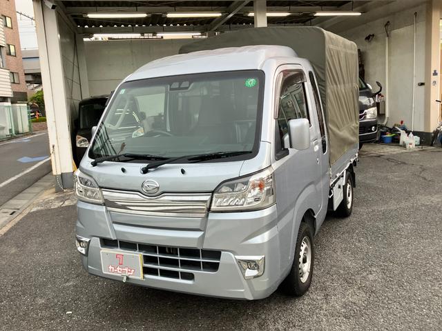 ハイゼットトラック ジャンボＳＡＩＩＩｔ　純正ナビ　地デジ　Ｂｌｕｅｔｏｏｔｈ　ＥＴＣ　ＣＤ　ＤＶＤ　デジタルインナーミラー型ドラレコ　衝突防止軽減ブレーキ　ＬＥＤライト　革シートカバー　令和６年ディーラー記録簿　キーレス　スペアキー２本（7枚目）