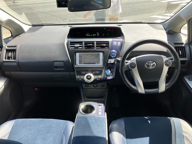 プリウスアルファ Ｇツーリングセレクション　ワンオーナー　禁煙車　純正ナビ　バックカメラ　ワンセグＴＶ　Ｂｌｕｅｔｏｏｔｈ　ＥＴＣ　障害物ソナー　ステアスイッチ　スマートキー２個　令和７年ディーラー記録簿（2枚目）