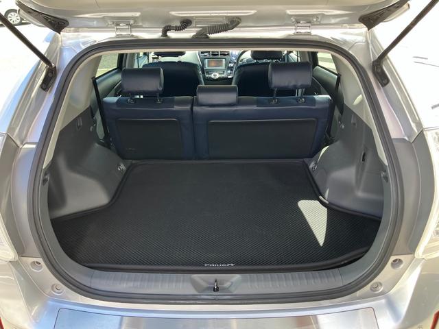 プリウスアルファ Ｇツーリングセレクション　ワンオーナー　禁煙車　純正ナビ　バックカメラ　ワンセグＴＶ　Ｂｌｕｅｔｏｏｔｈ　ＥＴＣ　障害物ソナー　ステアスイッチ　スマートキー２個　令和７年ディーラー記録簿（22枚目）
