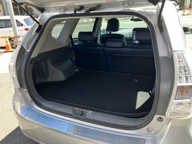 プリウスアルファ Ｇツーリングセレクション　ワンオーナー　禁煙車　純正ナビ　バックカメラ　ワンセグＴＶ　Ｂｌｕｅｔｏｏｔｈ　ＥＴＣ　障害物ソナー　ステアスイッチ　スマートキー２個　令和７年ディーラー記録簿（24枚目）