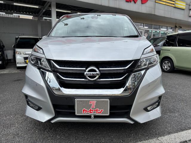 セレナ ハイウェイスター　Ｖセレクション　ワンオーナー　プロパイロット　純正ＳＤナビ　地デジ　全周囲カメラ　ＤＶＤ再生可　フリップダウンモニター　両側パワースライド　デジタルミラー　インテリジェントパーキング　ドライブレコーダー（3枚目）