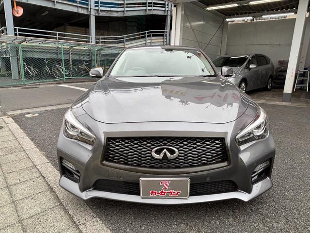 スカイライン 350GT ハイブリッド タイプSP 全方位運転支援システム サンルーフ エマブレ インテリジェントクルコン 全方位カメラ テイン車高調 RAYS19インチアルミ 黒革シート パワーシート シートヒーター BOSEサウンドシステム(4枚目)