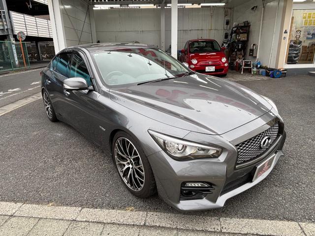 スカイライン 350GT ハイブリッド タイプSP 全方位運転支援システム サンルーフ エマブレ インテリジェントクルコン 全方位カメラ テイン車高調 RAYS19インチアルミ 黒革シート パワーシート シートヒーター BOSEサウンドシステム(5枚目)