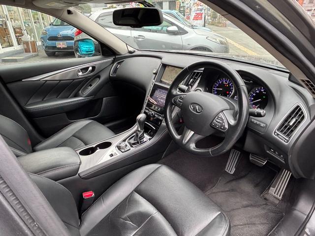 スカイライン 350GT ハイブリッド タイプSP 全方位運転支援システム サンルーフ エマブレ インテリジェントクルコン 全方位カメラ テイン車高調 RAYS19インチアルミ 黒革シート パワーシート シートヒーター BOSEサウンドシステム(11枚目)