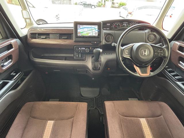 Ｎ－ＢＯＸ Ｇ・ＥＸターボホンダセンシングカッパブラウンスタイル　１オーナーターボ　ホンダセンシング　両側電動スライドドア　ＬＥＤヘッドライト　ＥＴＣ　オートライト　純正ナビＴＶ　バックカメラ　スマートキー２個　パドルシフト　車線維持支援　衝突軽減Ｂ　点検記録簿３枚（2枚目）
