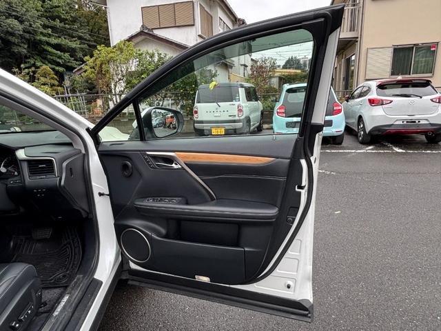 RX RX450h バージョンL ムーンルーフ セーフティシステムプラス パーキングサポートブレーキ ブラインドスポットモニター 革シート 前席パワーシート シートヒーター前後 三眼LEDヘッドライト LEDシーケンシャルターンランプ(57枚目)